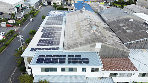 太陽光発電システムの導入
