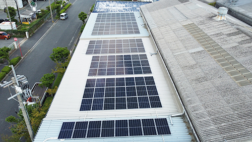 太陽光発電システムの導入